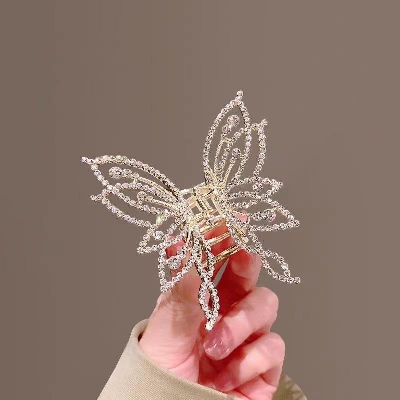 Matte Transparent Butterfly Hair Claws Clips for Women Girls Elegant Decorate Hairpins Headbands Fashion Korean Hair Accessories