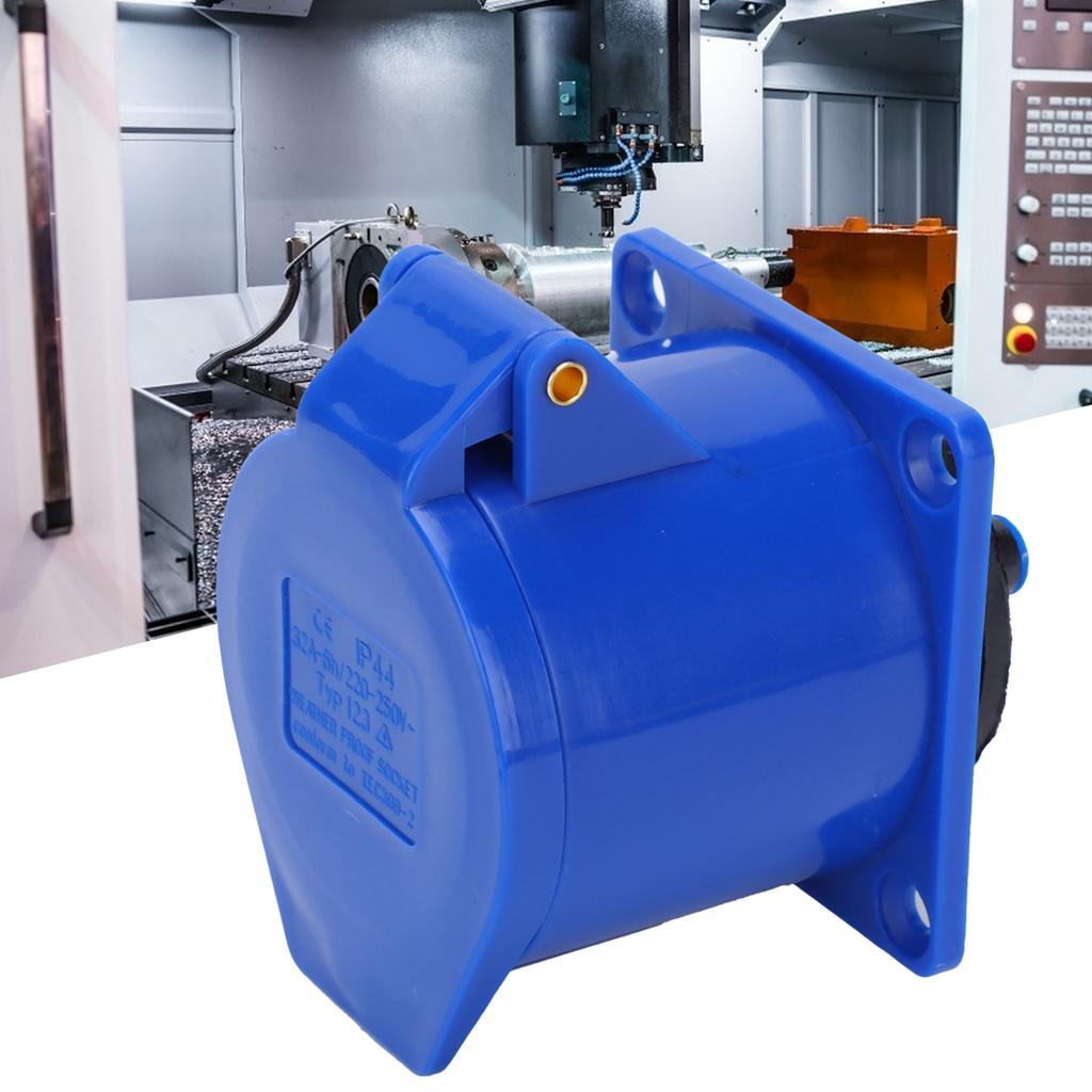 Industrial Power Socket 3‑Pin 1‑Phase Explosion‑Proof Concealed Installation 32A 220‑