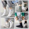 Men's Odor-Resistant Low-Cut Sports Socks: Sweat-Absorbent, Breathable, Plus Size for High School Students