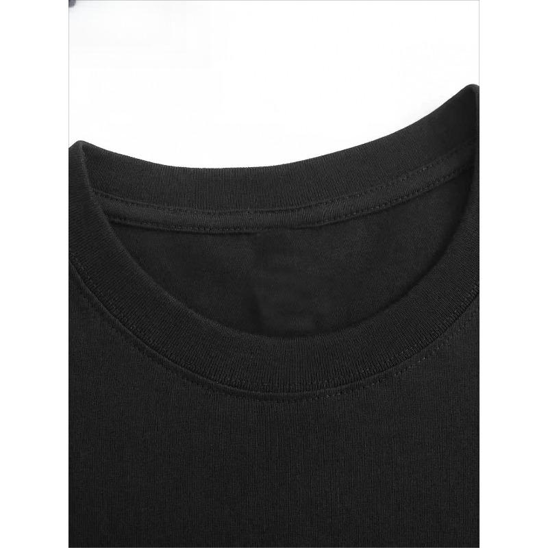 European Size Women's Round Neck Short Sleeve T-Shirt, 2026 Year of The Horse Golden Horse Peony Lantern Print, Traditional Auspicious Print Elements