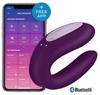 Connected Stimulator Double Joy Satisfyer Mauve - Satisfyer - Double Stimulation