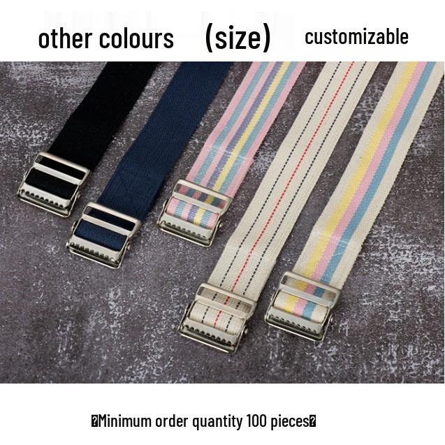 Cross-border Transfer & Gait Belt with Metal Buckle - Walking & Standing Aid for Caregivers