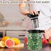 2025 Vintage Floral Tea  1L Stainless Steel Insulated Tea Pot with Builtin Infuser Ideal for Green Tea Coffee and Home or Offic