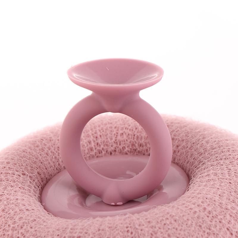 3D Honeycomb Sunflower Bath Towel Scrub Bath Massage Bath Ball With Sucker Bathing Brush Back Rub Mud Bath Sponge Exfoliate