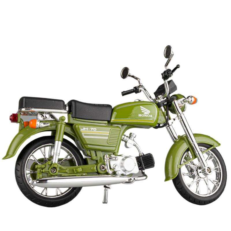 

1/12 Honda JH70 Jialing JMC Литой под давлением сплав Игрушечные транспортные средства Модель мотоцикла Звук и свет Внедорожный мотоцикл Игрушки Машина Детские подарки зелёный