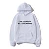 Letter Print Graphic Printing Sweatshirts for Fans Casual Long Sleeve Men/Women Clothing