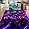 KPop Dämonenjäger Muster Teppich, Innen-/Außenmatte, für Picknick, Spielzimmer, Schlafzimmer, Büro, Wohnzimmer, Heimdeko Teppich, Geburtstagsgeschenk