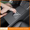 Suede Central Control Panel Sticker for Tesla Model  Model Y Juniper Model 3 Highland Console Protector Cover Car Accessories
