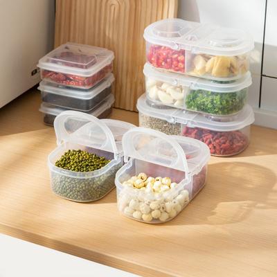 Portable Refrigerator Storage Box Plastic Sealed Rectangular Food Containers with Lid Safe Fresh-Keeping Box Condiment Boxes
