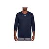 Under Armour Casual Sports Logo Crew Neck T-Shirt Men Tops Navy-Blue 1305776-410