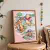 Disney Winnie The Pooh Tigger Painting Kit Home Wall Decor Handmade Gift Art Crafts Supplies DIY Drawing Set Room Decoration Wall Hanging