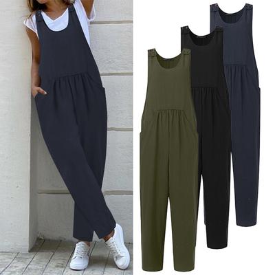 casual sleeveless jumpsuit