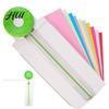 Schneidegerät mit Anti-Rutsch-Pad Papierbasteln Kante 12-in-1 Multifunktionales Scrapbooking-Werkzeug Wellenlinien-Schneidekopf Sicherheitsdesign Drehteller Präzision