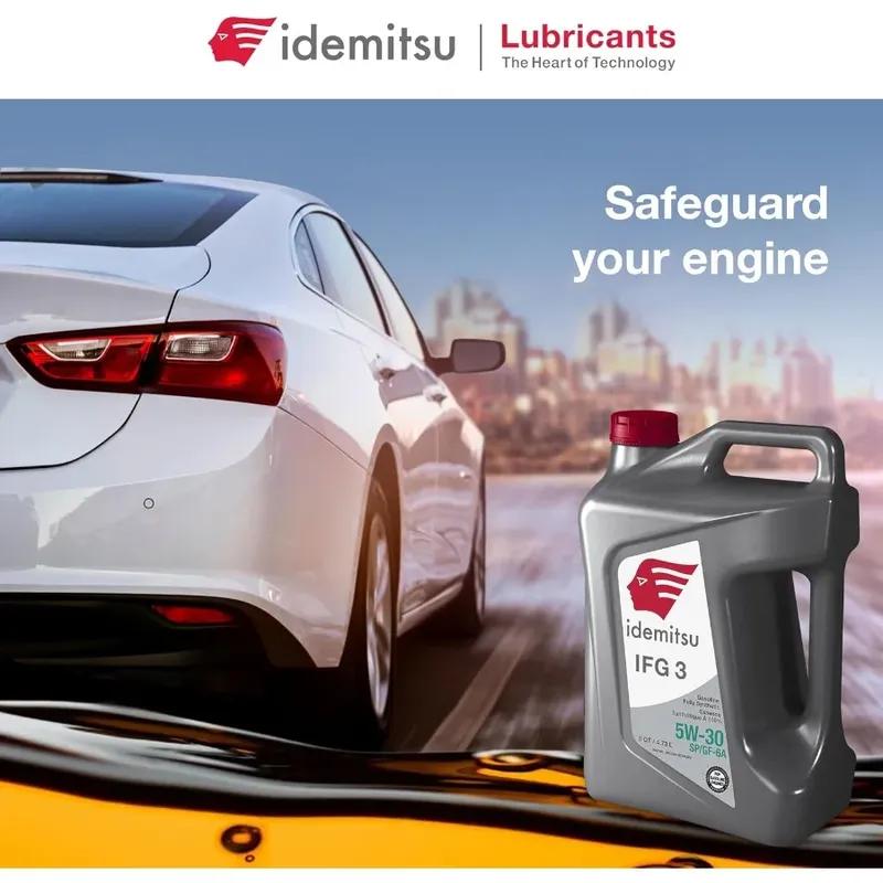 

Idemitsu IFG 3 5W-30 Motor Oil Full Synthetic 5 Quart Case of 4 SP/GF-6A Certified Engine Oil for TGDI PFI Engines Engineered f