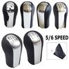 Hochwertiger Manueller 5/6-Gang Schalthebelknauf Leder Manschette Stiefel Hülle Für Toyota Corolla AYGO Verso RAV4 YARIS VITZ Autostyling