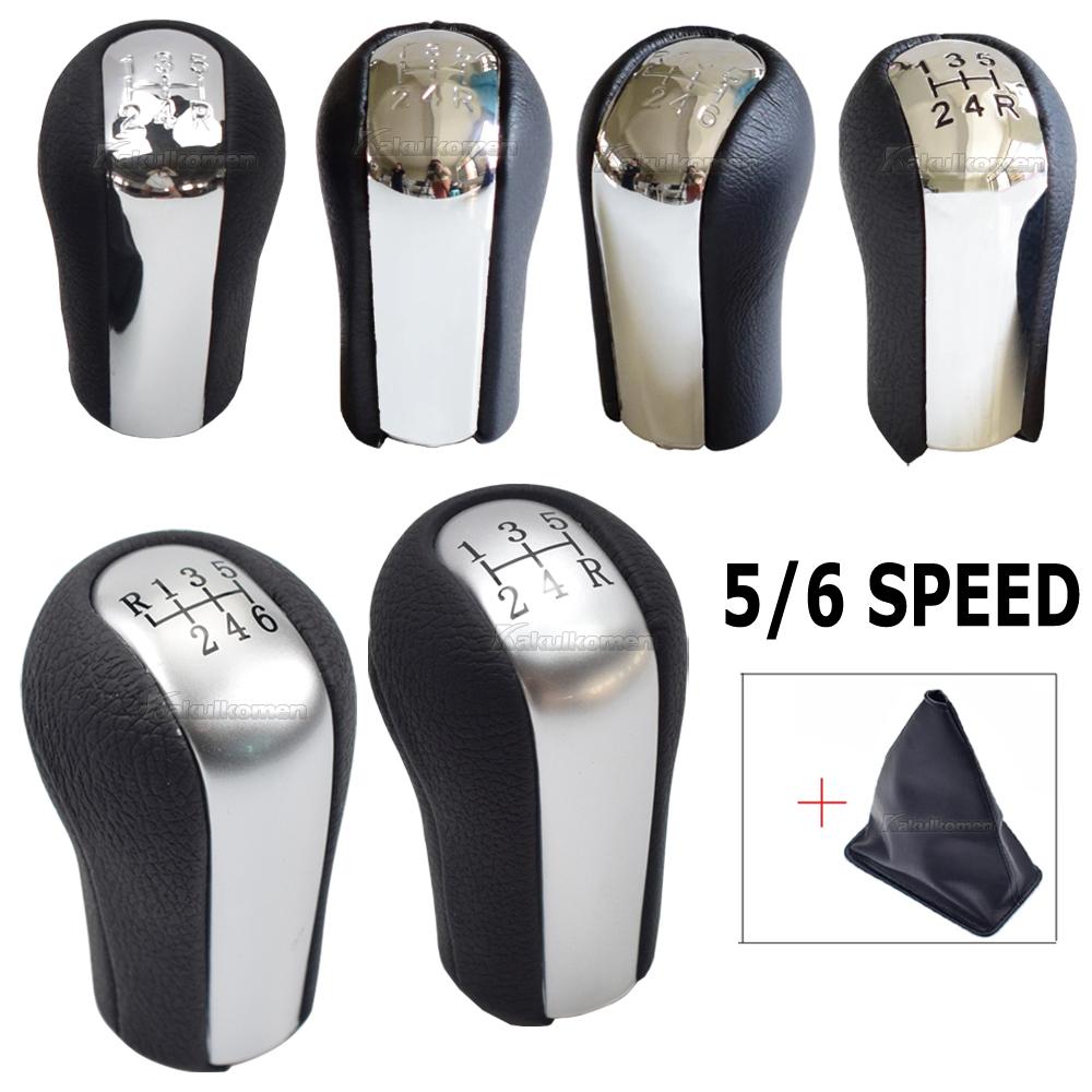 Hochwertiger Manueller 5/6-Gang Schalthebelknauf Leder Manschette Stiefel Hülle Für Toyota Corolla AYGO Verso RAV4 YARIS VITZ Autostyling