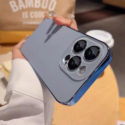 Applicable To IPhone 16 Original Texture Mobile Phone Case Matte 15proMax Full-inclusive Lens Film Apple 14 Protective Case