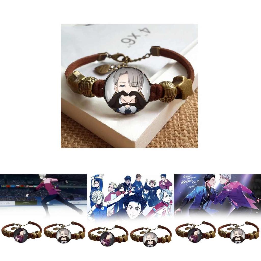 Yuri On Ice Anime Bracelet Glass Bead Jewelry For Fans And Collectors