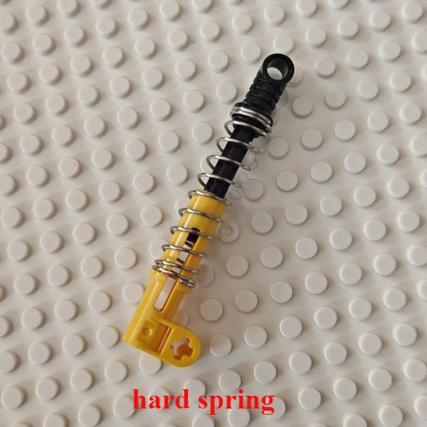 10 Stück Hochtechnologie Stoßdämpfer Kraftfahrzeug Harte/weiche Feder MOC Baustein Teil Kompatibel mit Lego 92592 18404 76138