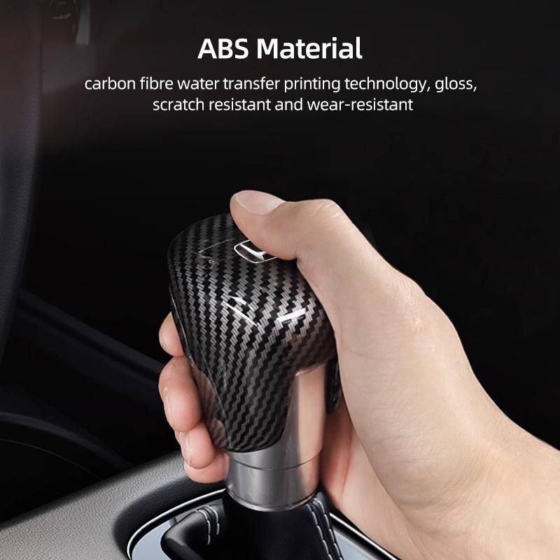 Car Gear Lever ABS Protective Cap Carbon Fiber Cover Accessories For Honda Civic Accord Crosstour Spirior Odyssey Avancier UR-V Akd256
