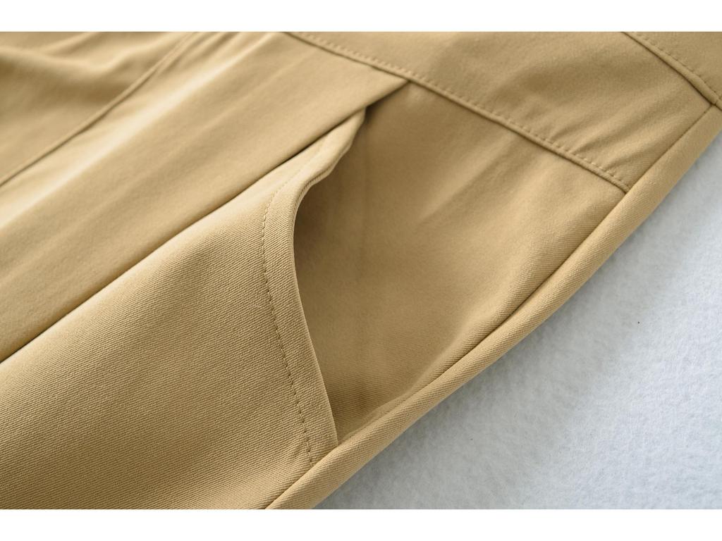 Spicy Girl Women's Early Spring Wide-Leg Pants: Fashionable, Simple, Versatile, American-Style Casual Straight-Leg Sports Pants