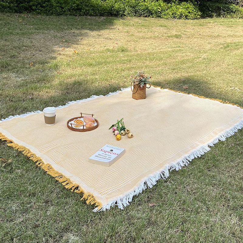 French Artistic Outdoor Double-Sided Picnic Mat - Thickened for Camping & Photography