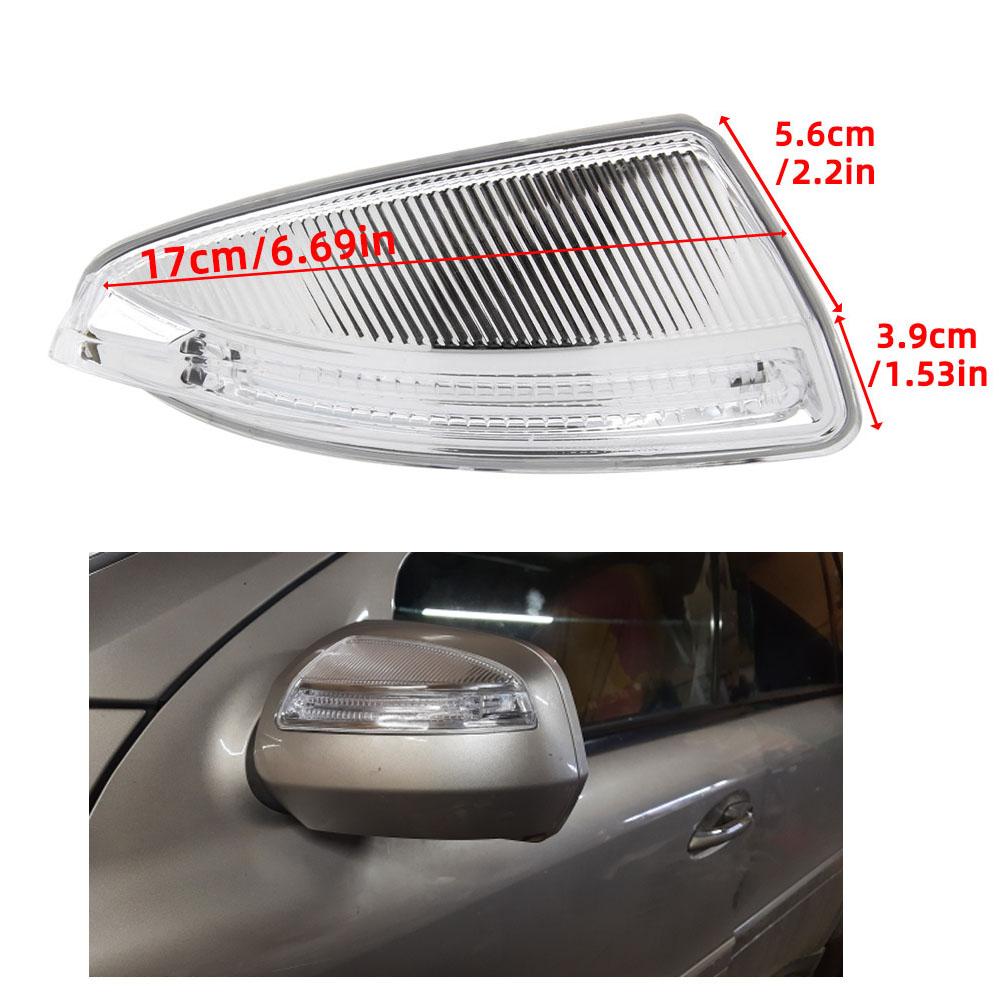 for W164 LED Side Mirror Turn Signal Light for Mercedes-Benz W204 W164 ML300 ML500 ML550 ML320 Door Wing Rear View Mirror
