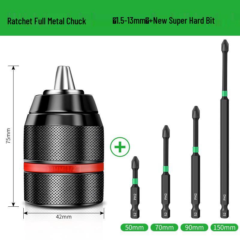 Universal Self-Locking Impact Drill & Electric Wrench Converter Accessories