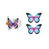 Color Gradual Change Butterfly Tattoo Sticker, Waterproof Lasting Simulation, Girls Small Fresh Flower Arm Tattoo Sticker