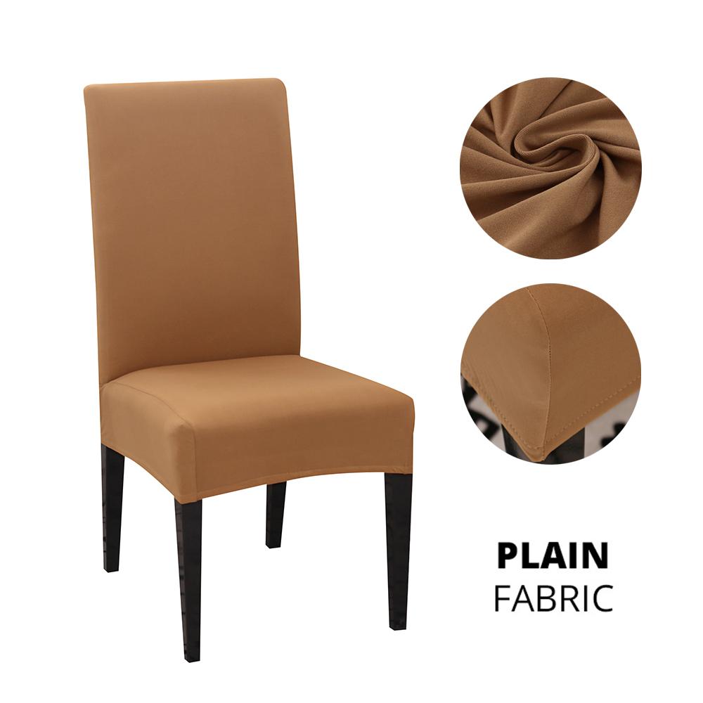 Elastic Dining Room Chair Slipcover Spandex Modern Removable Anti-Dirty Kitchen Seat Stretch Chair Covers For Banquet Party