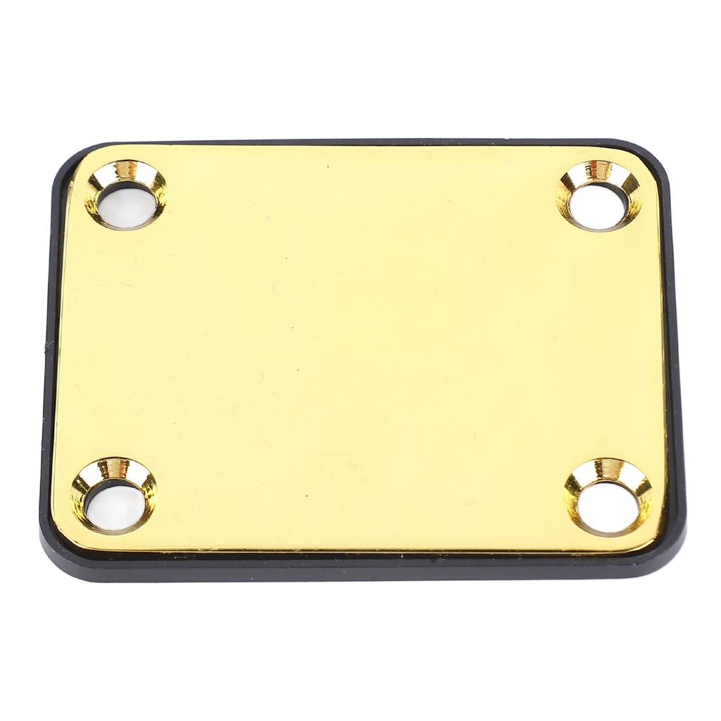 Electric Guitar Neck Plate Metal Guitar Neck Reinforcing Protective Board for Replacement Black