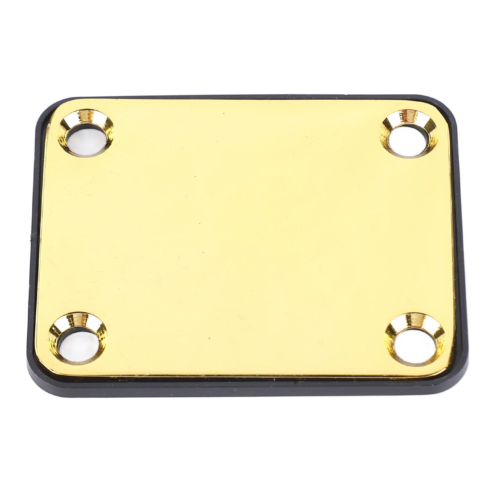

Electric Guitar Neck Plate Metal Guitar Neck Reinforcing Protective Board for Replacement Black золотой