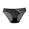 TERMEZY Sexy Hollow Out Women Panties Transparent Mesh Briefs Solid Color Breathable Underwear Low Waist G-string Soft Lingerie