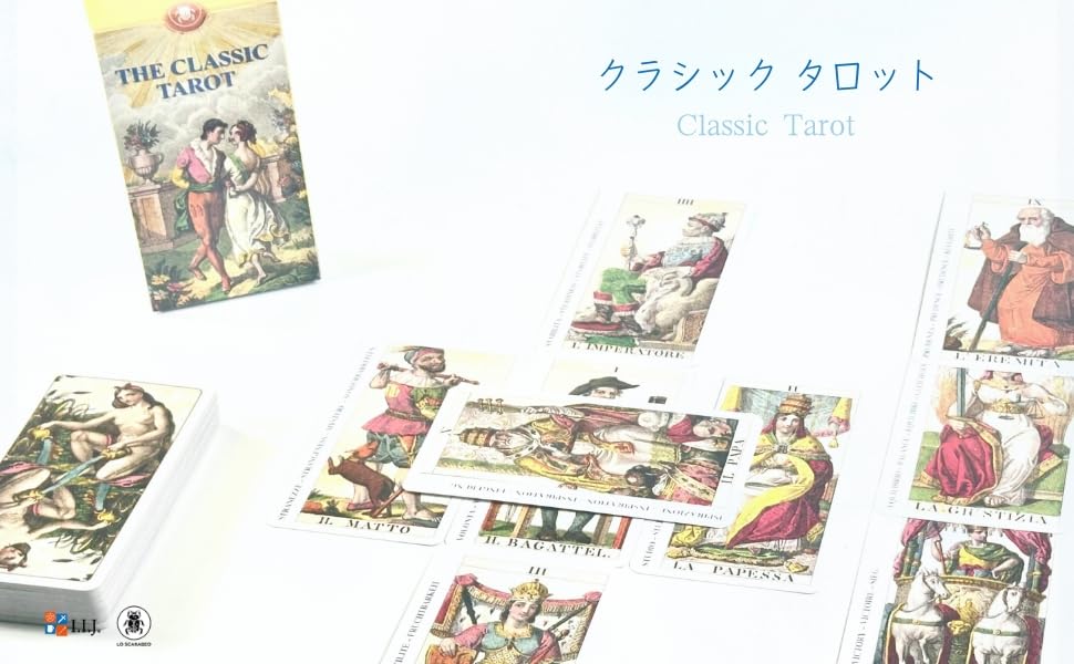 Tarot Cards 78 Pieces Tarot Fortune Telling Japanese Instruction Manual Included I.I.J [Classic Tarot] [Genuine Product]
