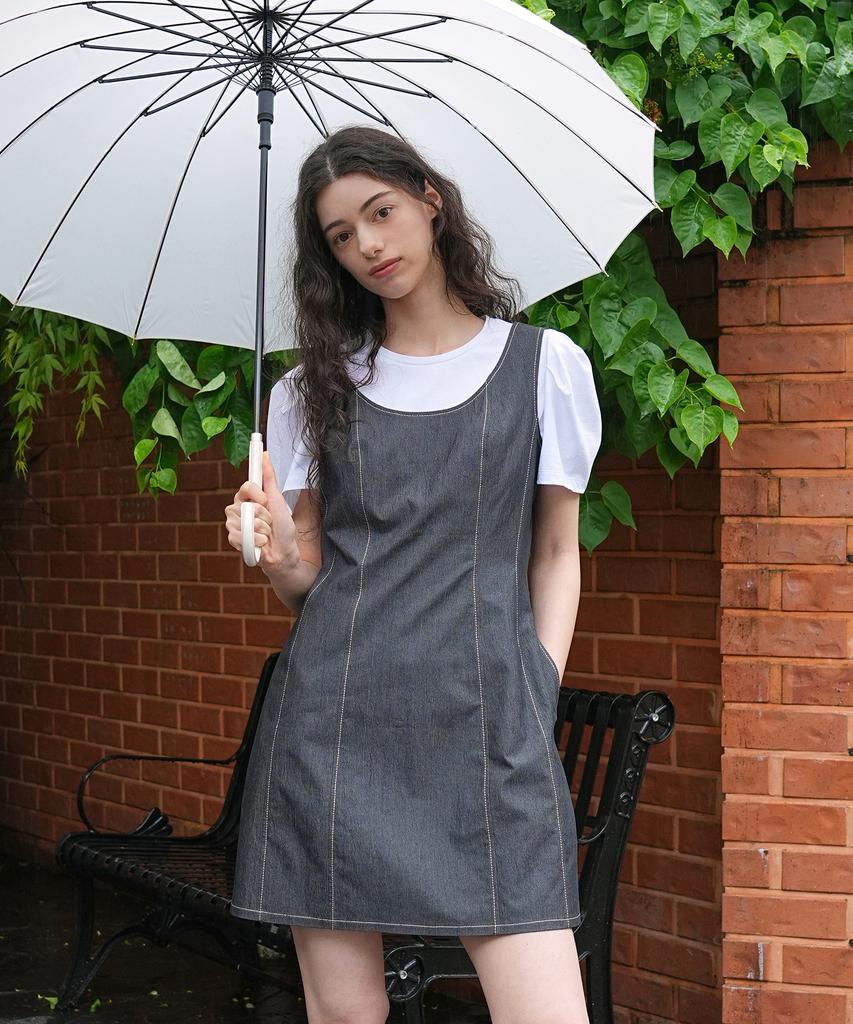 PAUL&ALICE Puff Round Neck Tee / 2 Colors