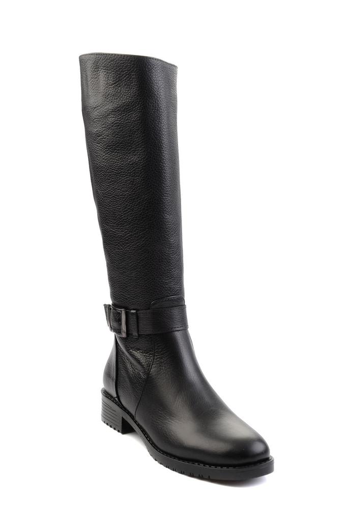 Women Modern Stylish Fashion Boots Genuine Leather Black Genuine Leather Boots K