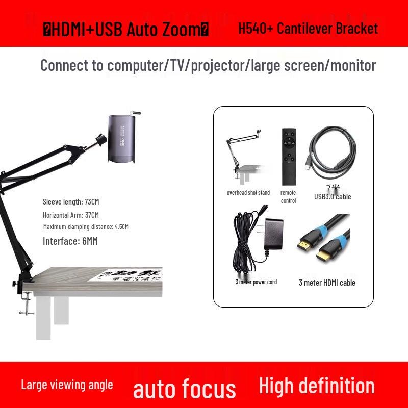 4K HD Camera for Live Streaming & Teaching with HDMI