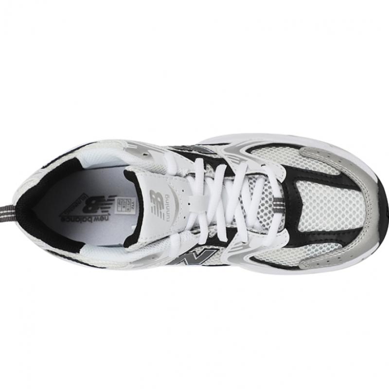 New Balance 530 Gs White Black