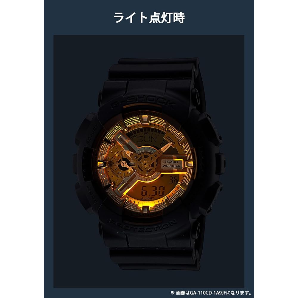 Casio G-Shock Metallic Color Dial Series GA-110CD-1A9JF Men's Watch Black