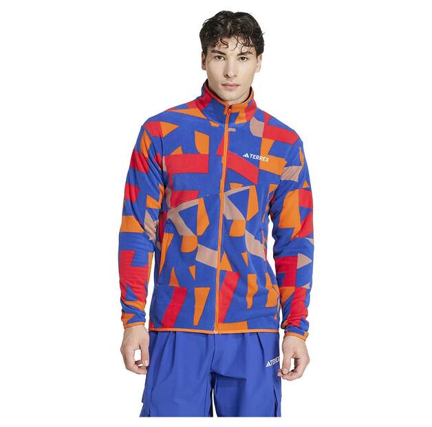 adidas Флисовая на молнии Terrex Multi Printed