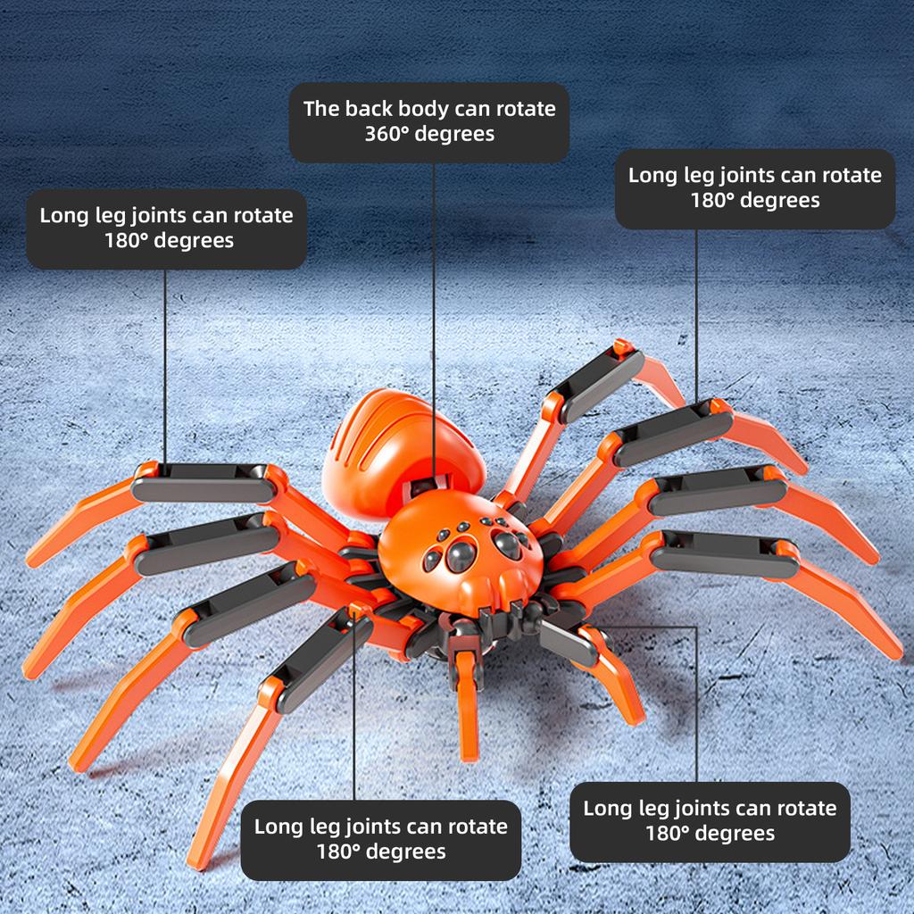 3D Movable Joint Spider Simulation Model Can Adsorb Fun Assembly Prank Children's Puzzle Toys