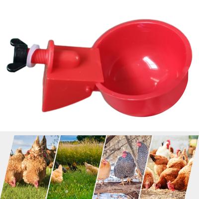 6-12Pcs Automatic Chicken Waterer Bird Feeder Poultry Farm Drinking Bowl for Chicken Duck Goose Drinking Water Farm Supplies
