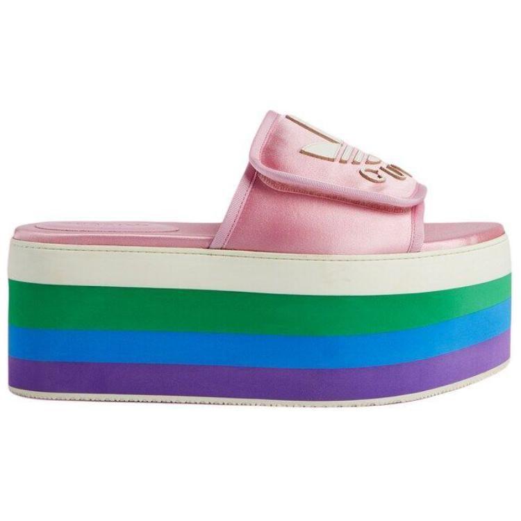 Gucci Slide Slippers Women's Pink 702294 U19E0 5880