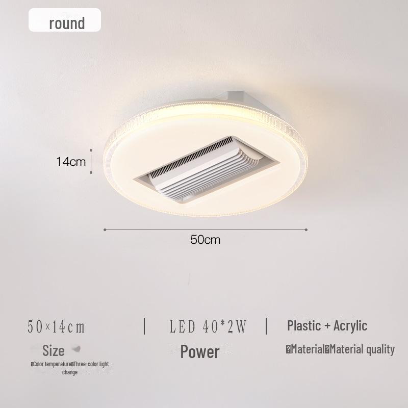 

Современный безлистный потолочный вентилятор с бесшумной защитой глаз для гостиной