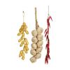 Decorative Simulation Vegetable Models Hanging String Decoration Featuring Chili Pepper Garlic and Peanut for Home Ambiance