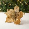 DIY Christmas Flower Pendants Cloth Xmas Tree Oranments Fashion Simulated Xmas Flower  Happy Party