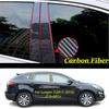 For LUXGEN 7 LUXGEN7 SUV 2011-2016/U6 2014-2017/U5 2017- Car PC Material Pillar Post Cover Door Trim Window Molding Sticker