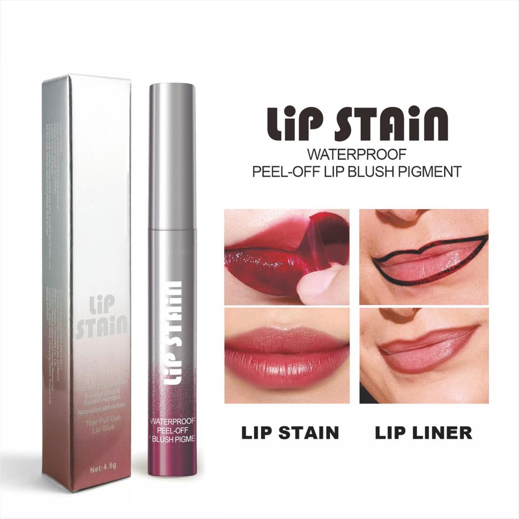 Matte Peel-Off Lip Stain 1Pc – Smudge-Resistant & Vibrant, Ideal for Casual Use, Celebrations, Office Meetings, or Gifting