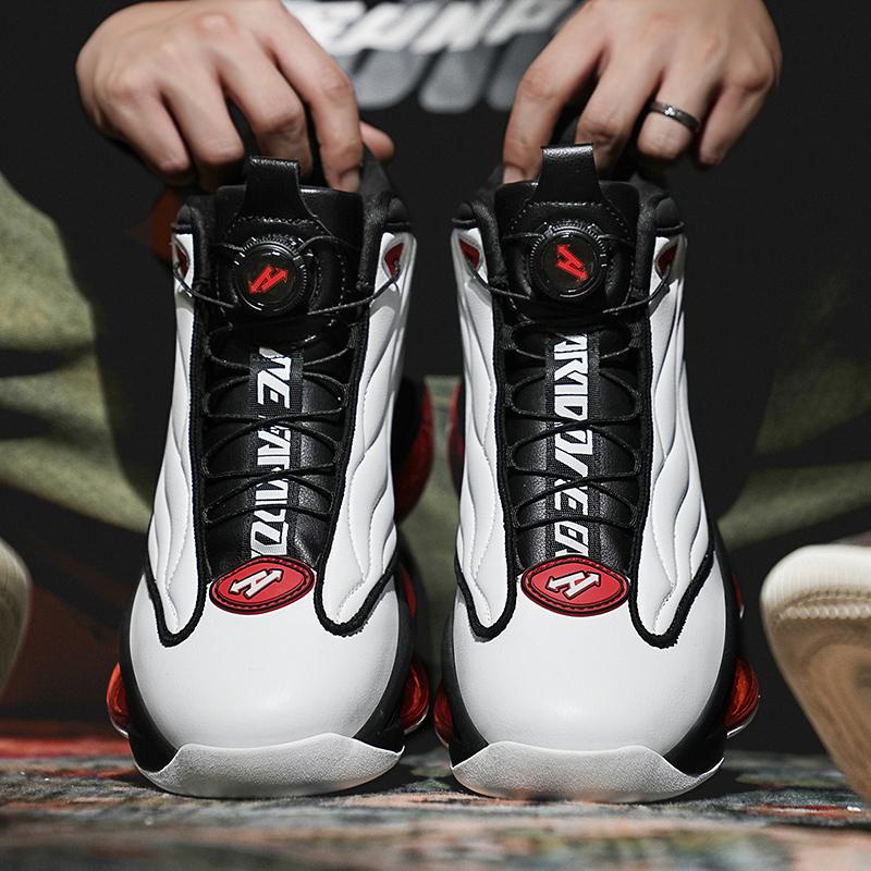 Herren Basketballschuhe Atmungsaktiv Dämpfend Rutschfest Strapazierfähig Laufschuhe Fitnessstudio Training Athletische Basketball Sneaker Für Damen