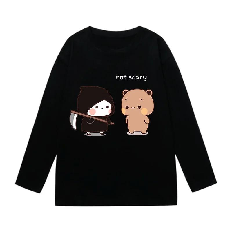 Women's Loose Fit Round-Neck T-Shirt with Color Blocking and Notched Shoulder Sleeve Fall/Winter Printed Long Sleeve Staple Top